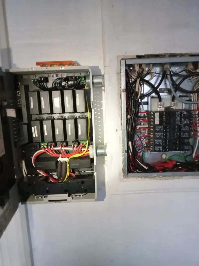 Electrical panel upgrade completed for Indoor Lighting Installation in High Bridge